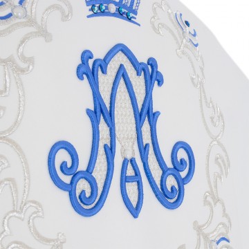 Velo Omerale con Monogramma...