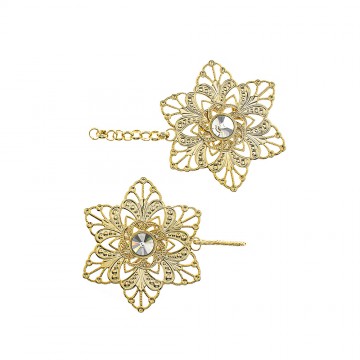 Gancio Piviale in Ottone...