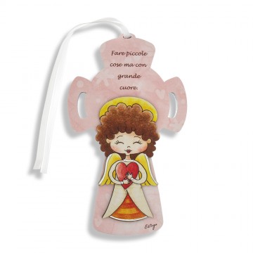 Croce in Legno Colorato con...