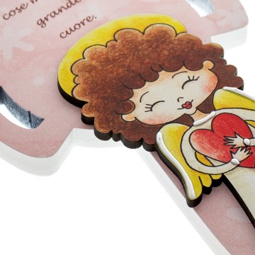 Croce in Legno Colorato con...