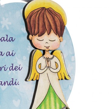 Quadretto in Legno Celeste...