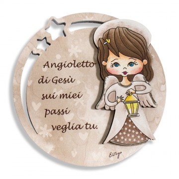 Quadretto Tondo in Legno...