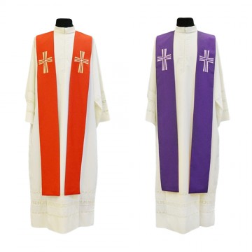 Tristola Bicolore Viola Rosso