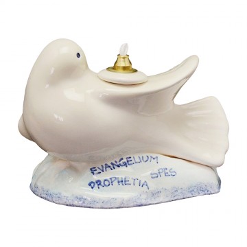 Lampada Colomba in Ceramica