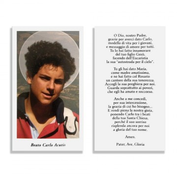 Santino Beato Carlo Acutis