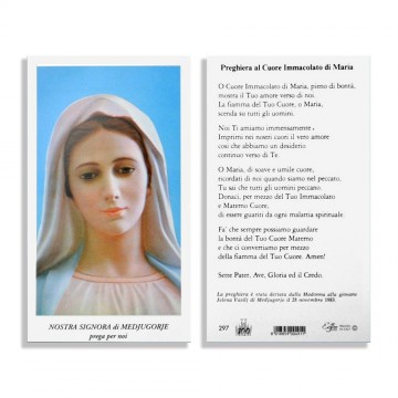 Santino Madonna di Medjugorje