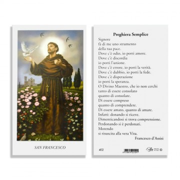 Santino San Francesco d'Assisi