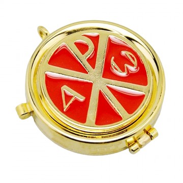 Teca Eucaristica Croce Alfa...