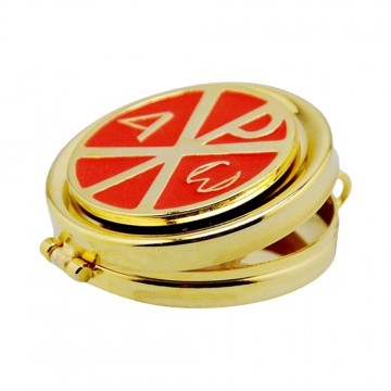 Teca Eucaristica Croce Alfa...