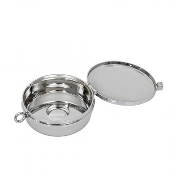 Teca IHS in Ottone Argentato