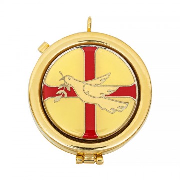 Teca in Ottone con Colomba...