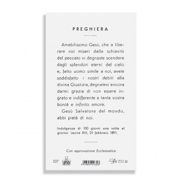 Santino Gesù che Porta la...