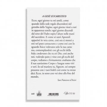 Santino Gesù Eucaristico...