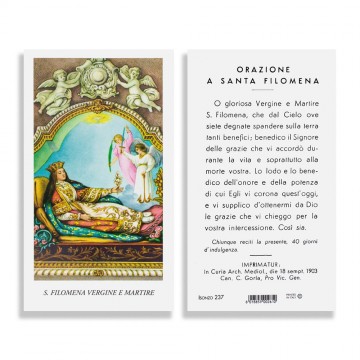 Santino Santa Filomena...