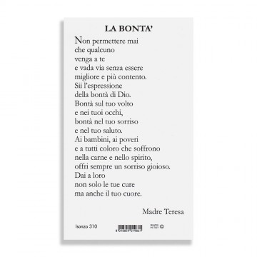 Santino Santa Madre Teresa...