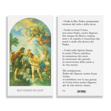 Santino Battesimo di Gesù