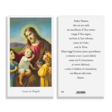 Immaginetta Gesù con i...