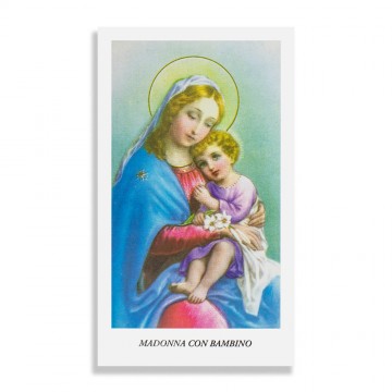Santino Madonna con Bambino...
