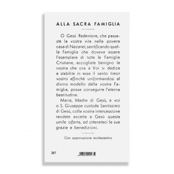 Santini Sacra Famiglia in...