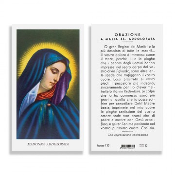 Immaginetta Madonna Addolorata
