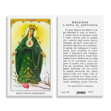 Immaginetta Beata Vergine...