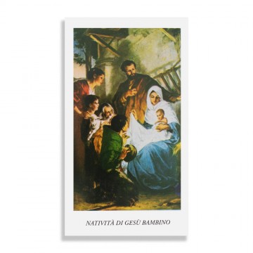 Santino Natività a Gesù...