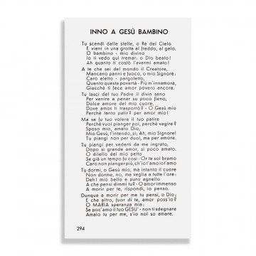 Santino con Inno a Gesù...