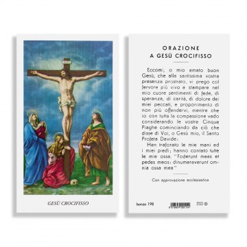 Immaginetta Gesù Crocifisso...
