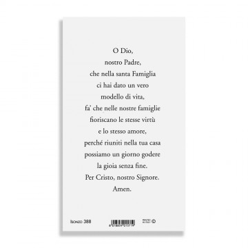 Immagine Sacra Famiglia con...