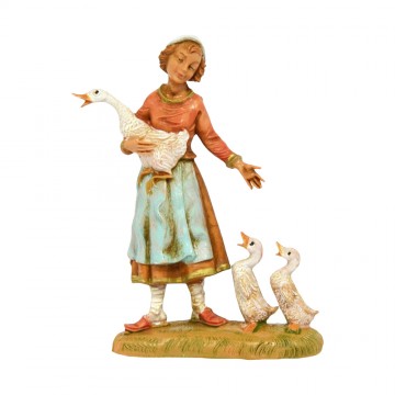 Statua Donna con Oche...