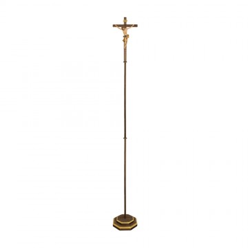 Croce Astile in Legno con Base