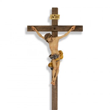 Croce Astile in Legno con Base