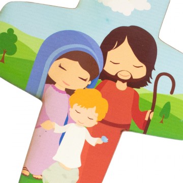 Croce in Legno con Immagine...