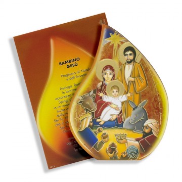 Quadretto Natività in Legno...