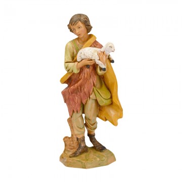 Pastore con Agnello Fontanini cm 17