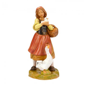 Pastorella con Anatre...