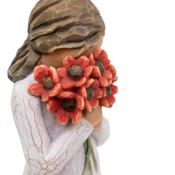 Statua Ragazza con Fiori...