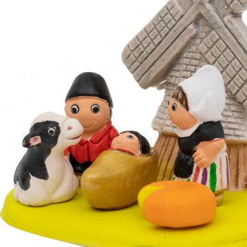 Presepe Olandese in Ceramica
