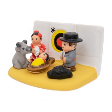 Presepe Spagna in Ceramica...