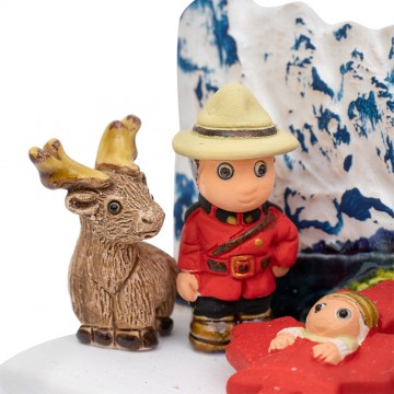 Presepe Canada in Ceramica...
