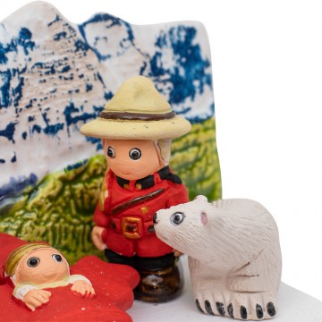 Presepe Canada in Ceramica...