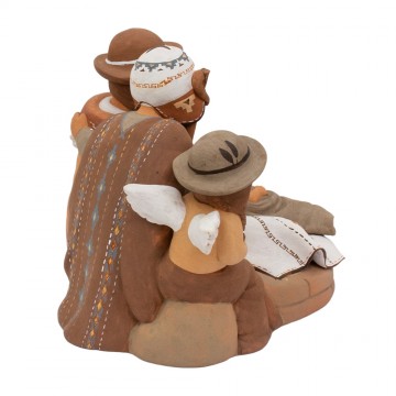 Presepe in Terracotta Dipinta