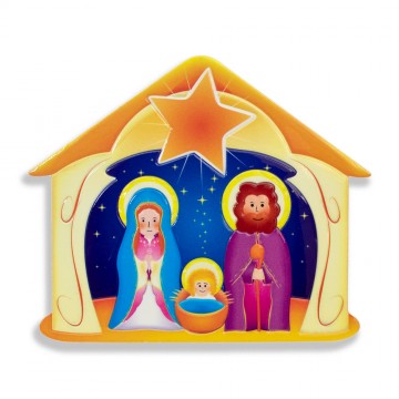 Quadretto Natività in Polimero