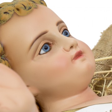 Gesù Bambino con culla in...