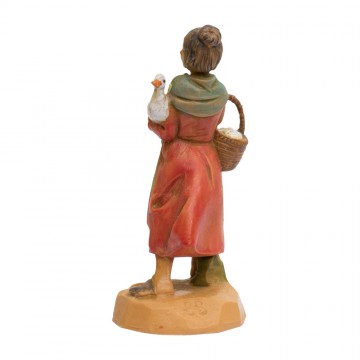 Pastorella con Cesto e Oca...