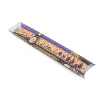 Righello dell'Avvento in Legno