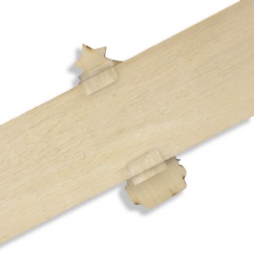 Righello dell'Avvento in Legno