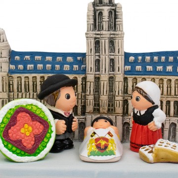 Presepe Belgio in Ceramica...