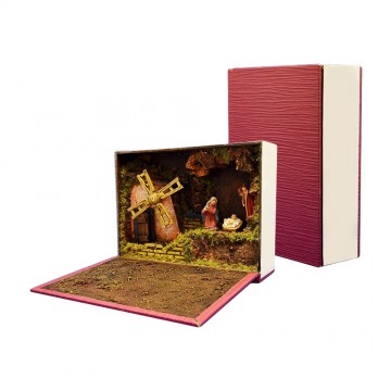 Libro con Natività e Mulino...