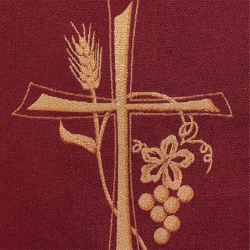 Coprileggio Ricamo Croce e...